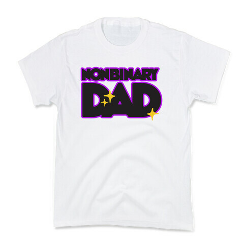 Nonbinary Dad Kids T-Shirt