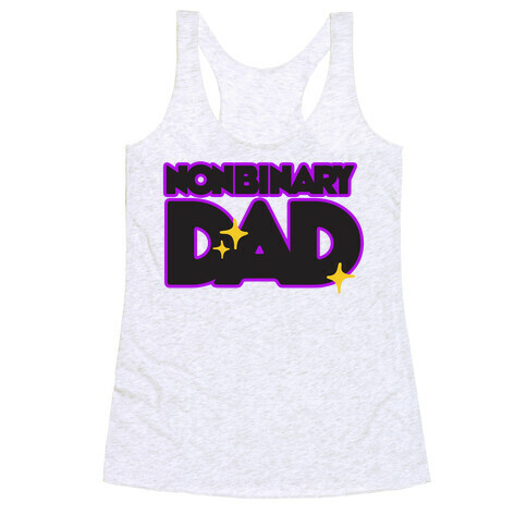 Nonbinary Dad Racerback Tank Top