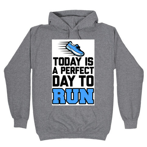 Today Is a Perfect Day to Run Hooded Sweatshirt