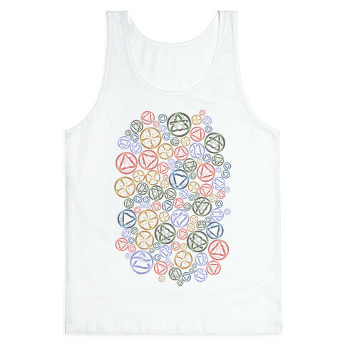 Witch's Elements Pattern Tank Top