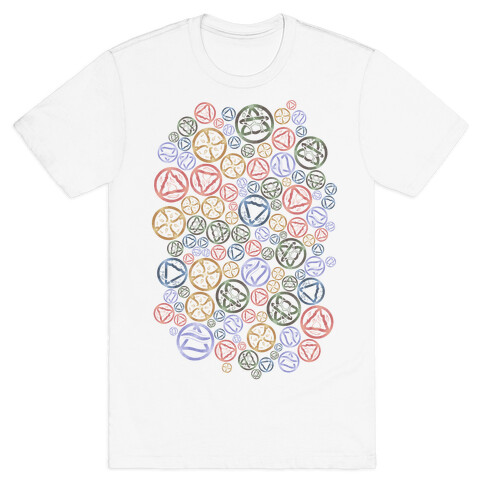 Witch's Elements Pattern T-Shirt