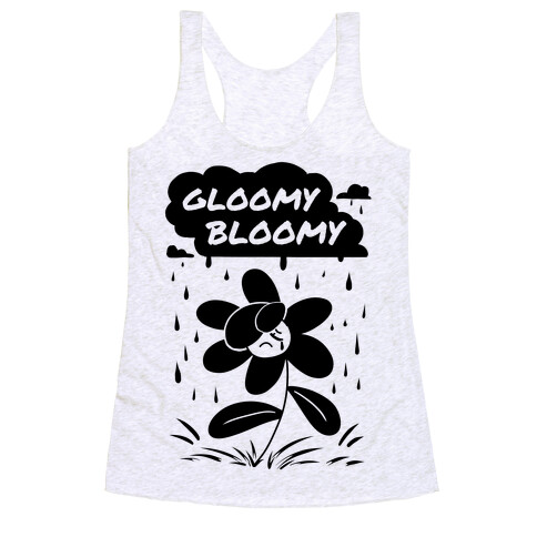 Gloomy Bloomy Racerback Tank Top