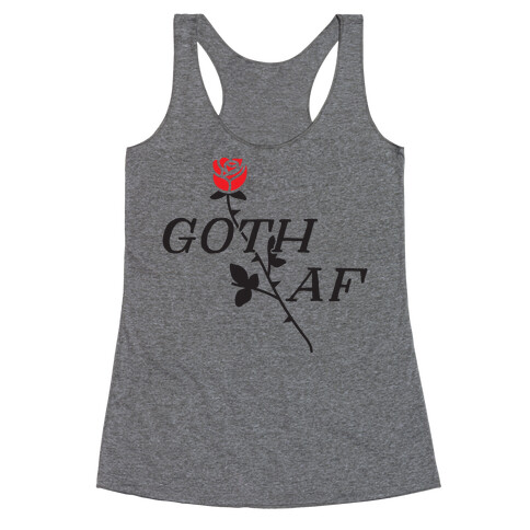 Goth AF Racerback Tank Top