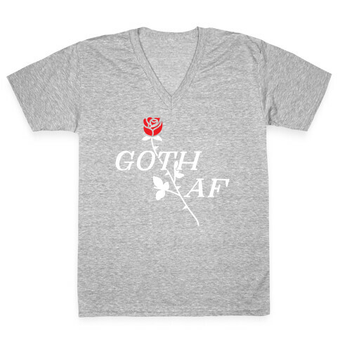 Goth AF V-Neck Tee Shirt