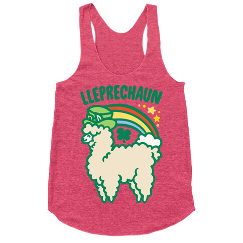 Lleprechaun Parody Racerback Tank Top