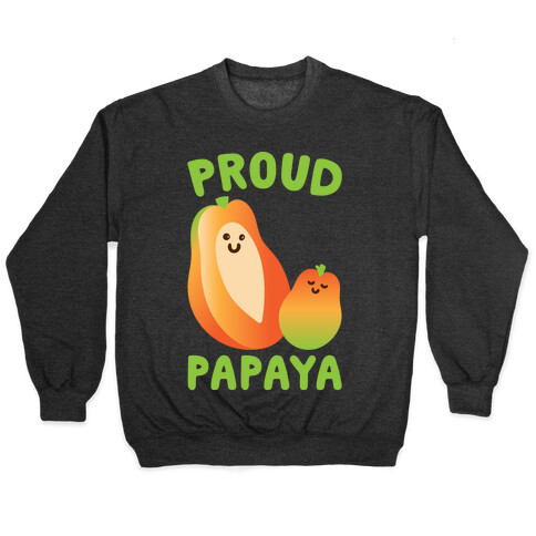 Proud Papaya White Print Pullover