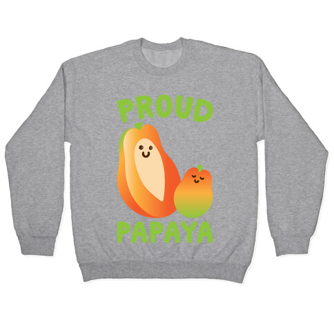 Proud Papaya White Print Pullover