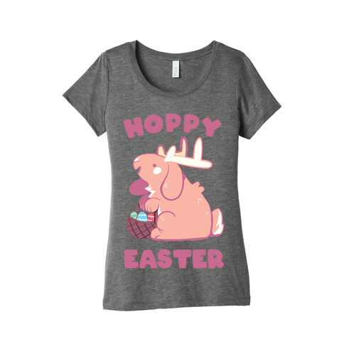 Hoppy Easter Womens T-Shirt