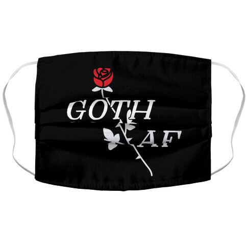 Goth AF Accordion Face Mask