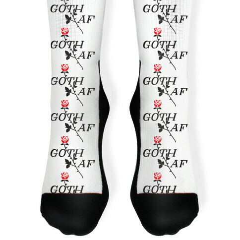 Goth AF Sock