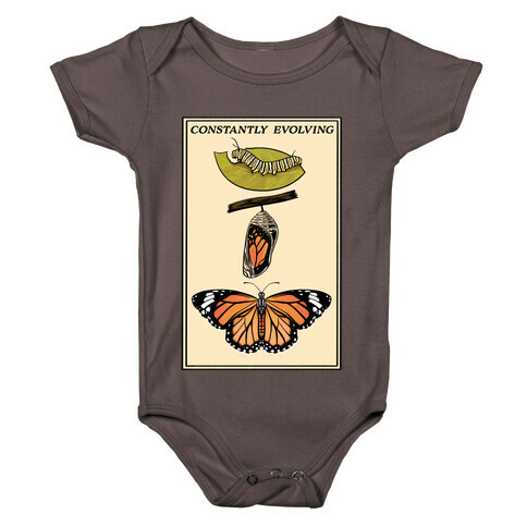 Constantly Evolving Monarch Butterfly Baby One-Piece