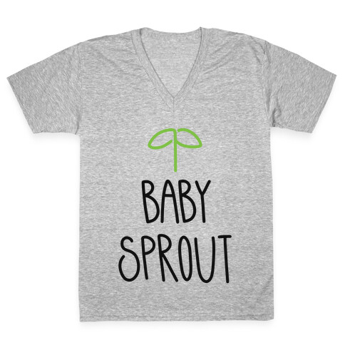 Baby Sprout V-Neck Tee Shirt