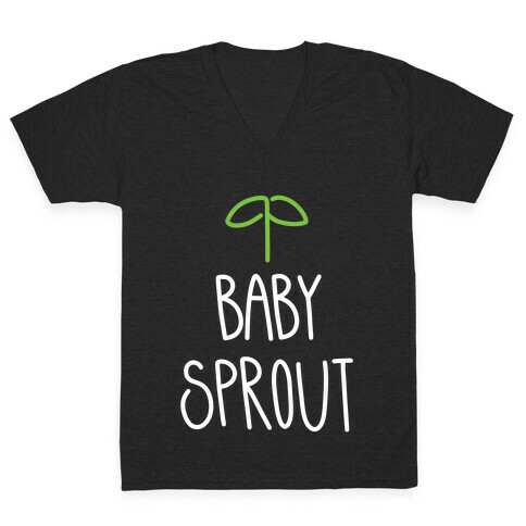 Baby Sprout V-Neck Tee Shirt