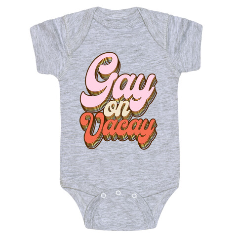 Gay on Vacay Baby One-Piece