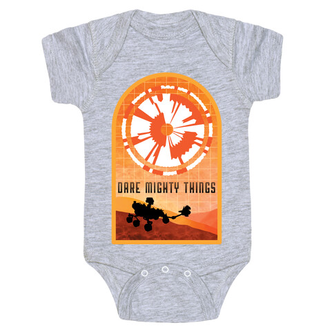 Dare Mighty Things Perseverance Parachute Baby One-Piece