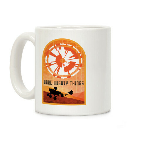 Dare Mighty Things Perseverance Parachute Coffee Mug