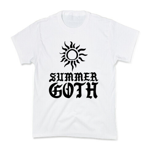 Summer Goth Kids T-Shirt