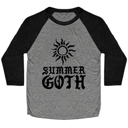 Summer Goth Baseball Tee
