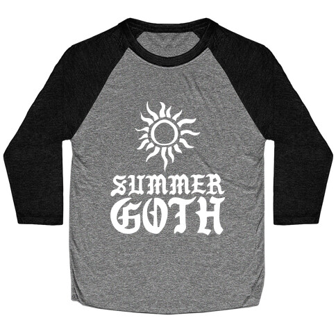 Summer Goth Baseball Tee