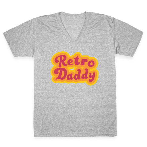 Retro Daddy V-Neck Tee Shirt