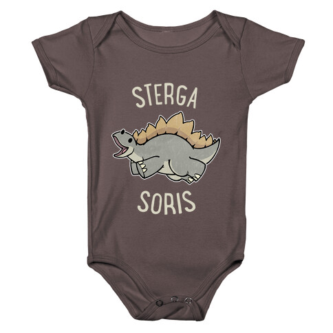 Derpy Stegosaurus Animal Baby One-Piece