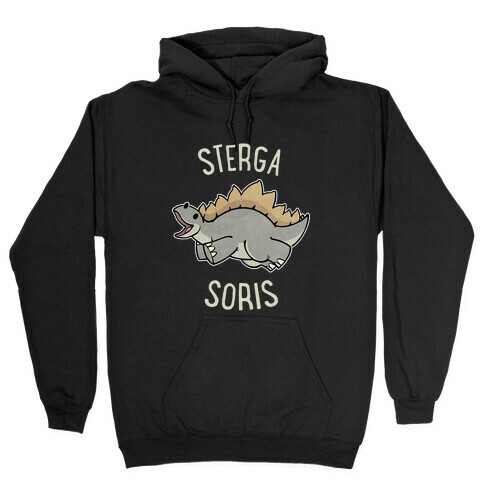 Derpy Stegosaurus Animal Hooded Sweatshirt