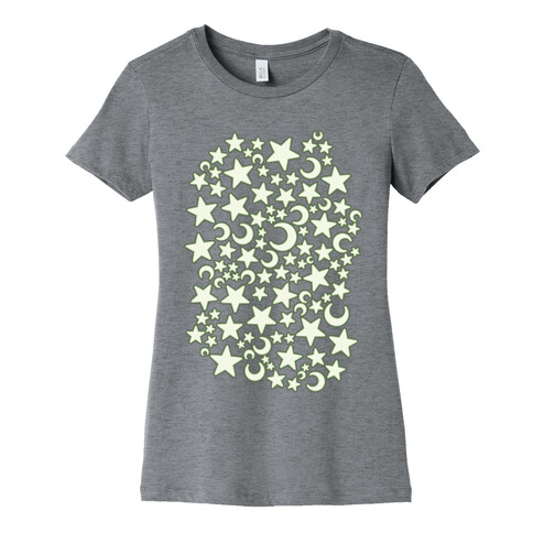 Ceiling Stars Pattern Womens T-Shirt