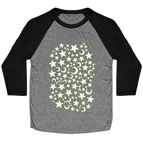 Ceiling Stars Pattern Baseball Tee