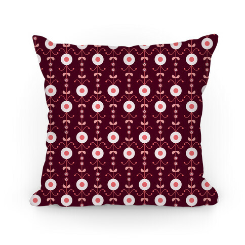 Retro Flower Pattern Pillow Pillow