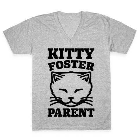 Kitty Foster Parent V-Neck Tee Shirt