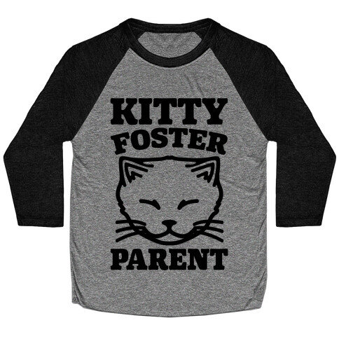 Kitty Foster Parent Baseball Tee