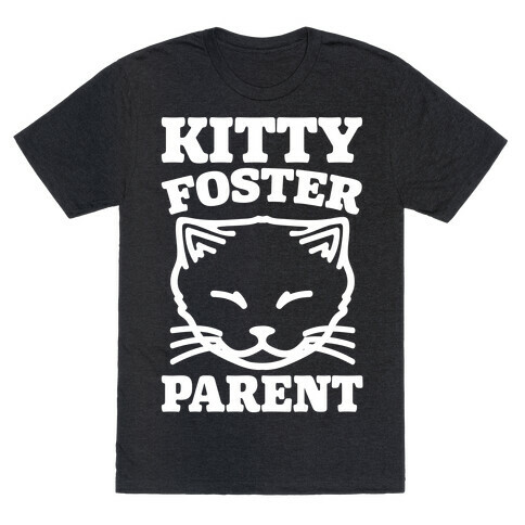 Kitty Foster Parent White Print T-Shirt