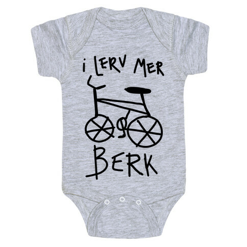 I Lerv Mer Berk Derpy Bike Baby One-Piece