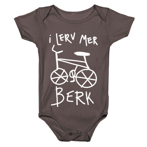 I Lerv Mer Berk Derpy Bike Baby One-Piece