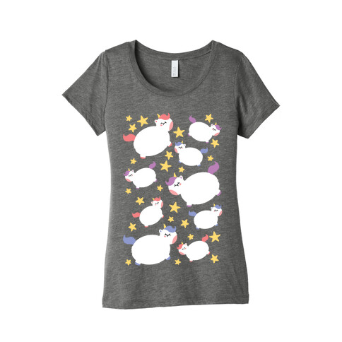 Chonky Unicorns N' Stars Womens T-Shirt