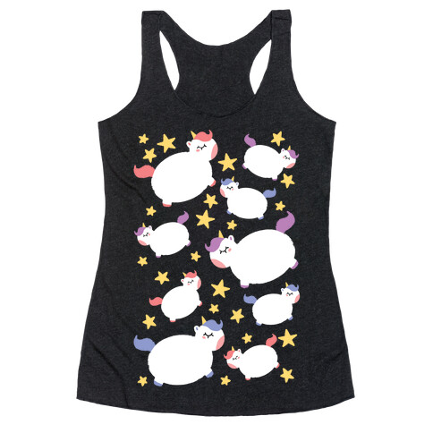 Chonky Unicorns N' Stars Racerback Tank Top