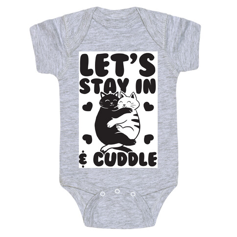 Let's Stay in & Cuddle Baby One-Piece