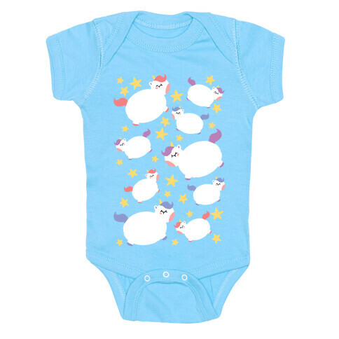 Chonky Unicorns N' Stars Baby One-Piece