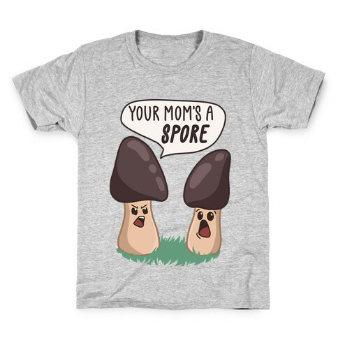 Your Mom's A Spore Cartoon Kids T-Shirt