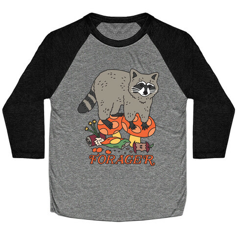 Forager Raccoon Baseball Tee