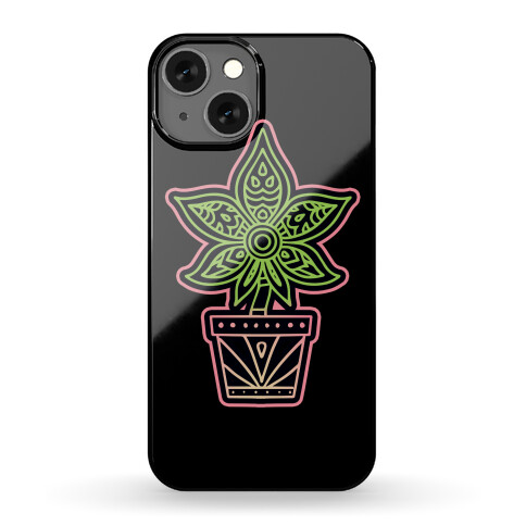 Mandala Weed Flower Phone Case