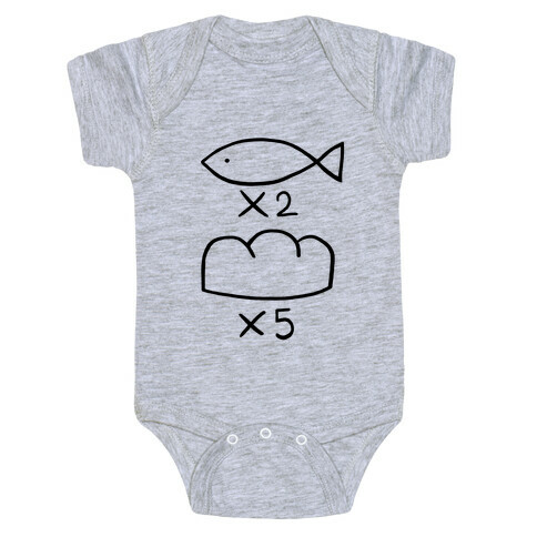 Saint Young Men Fish and Bread Baby One-Piece