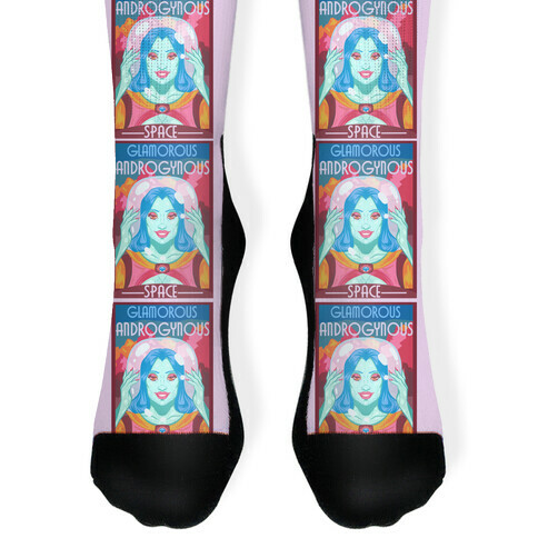 Glamorous Androgynous Space Sock