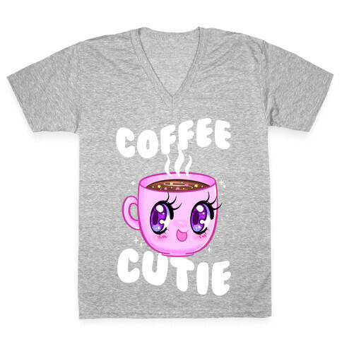 CoffeeCutie V-Neck Tee Shirt