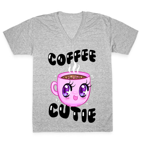 CoffeeCutie V-Neck Tee Shirt