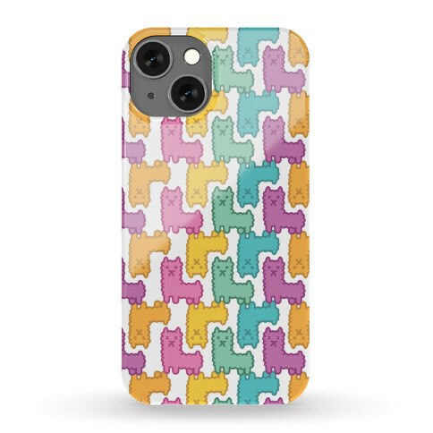 Pastel Llama Pattern Phone Case