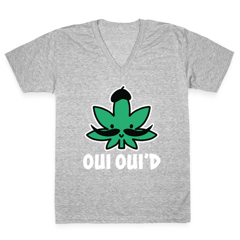 Oui Oui'd V-Neck Tee Shirt