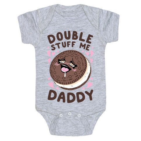 Double Stuff Me Daddy Baby One-Piece