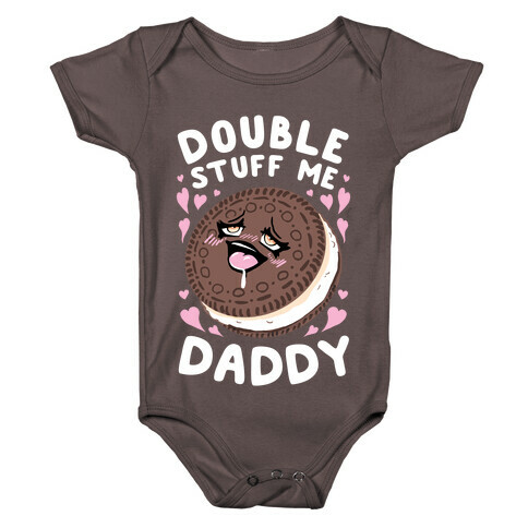 Double Stuff Me Daddy Baby One-Piece