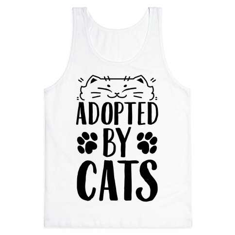 Adopted By Cats Tank Top